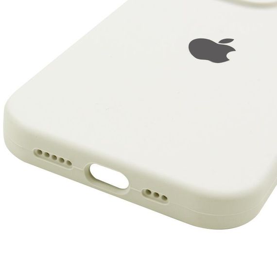 Чохол Silicone Case Full Camera Protective (AA) для Apple iPhone 14 Pro Max (6.7") Бежевий / Antique White | Зображення 4