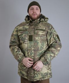 Куртка зимняя Ultimatum Ranger Мультикам,Тактическая зимняя куртка бушлат на флисе 58