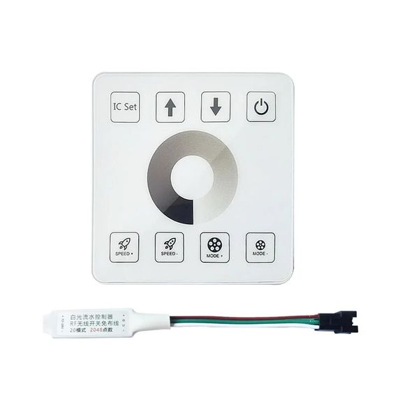 Контролер PROLUM SPI; Single color; TOUCH панель; RF;