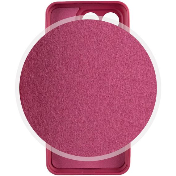 Чехол Silicone Cover Lakshmi Full Camera (A) для Huawei Honor X8a Бордовый / Marsala | Зображення 2