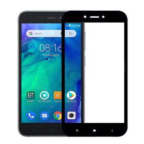 Защитное стекло 3D для Xiaomi Redmi Go черное (полная проклейка на весь экран)
