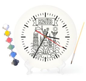 Детский набор для творчества часы раскраска Киев 30 см (Г0150)