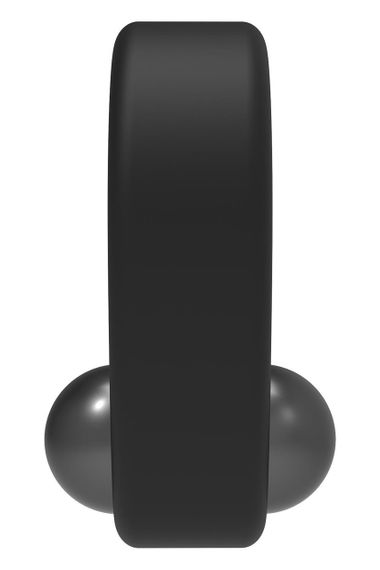 Ерекційне кільце Dreamtoys RAMROD з обтяжувачем, чорне Sex Aura | Зображення 3