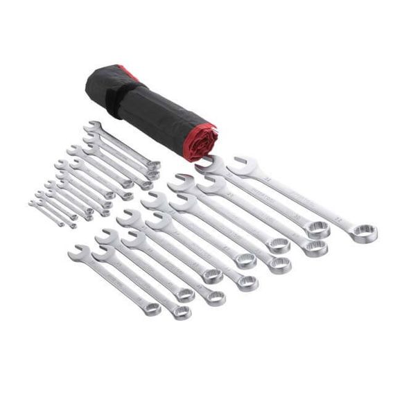 Набір ключів комбінованих 25 од., 6-32 мм, Cr-V, чохол INTERTOOL HT-1200 | Зображення 1