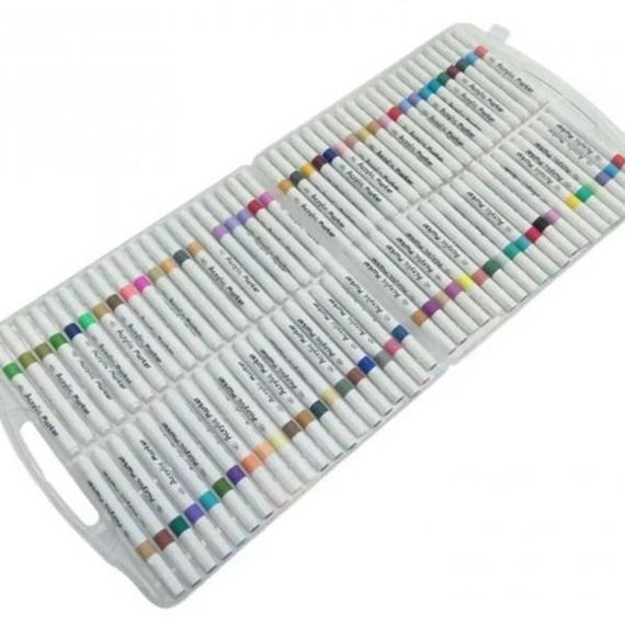 Маркери акрилові 80 шт у футлярі Yulin