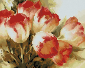 Алмазна мозаїка Тюльпани 40х50 см ColorArt  SP025