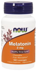 Мелатонін Now Melatonin 3mg 180 lozenges
