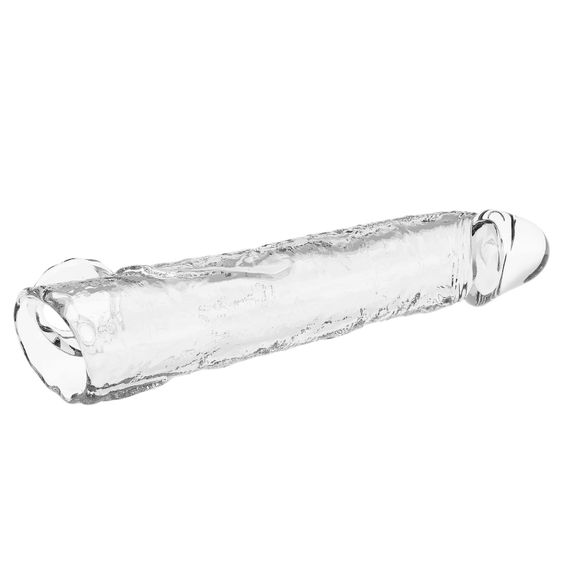 Подовжуюча насадка на член - Pretty Love Extension Penis Sleeve Clear, 26 см | Зображення 6
