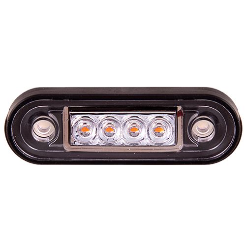 Повторювач габариту (палець подвiйний) 4 LED 12/24V жовтий