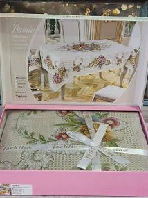 Скатерть Jackline Peonia160х220см Гобелен Хлопок/Полиэстер