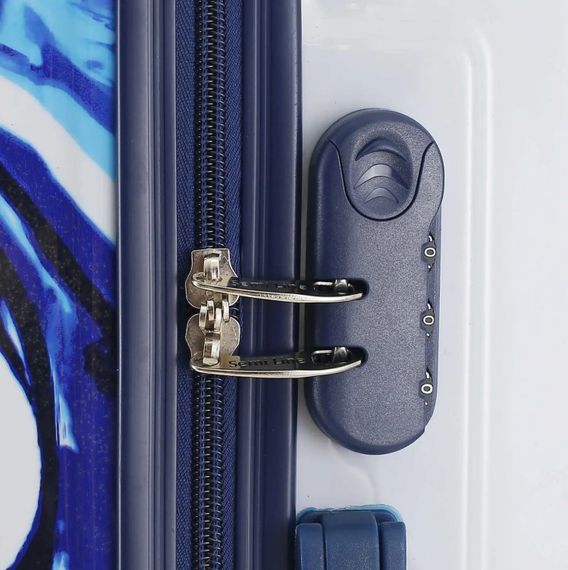 Валіза Semi Line 20" (S) White/Blue Print (T5653-1) (DAS302329) | Зображення 3