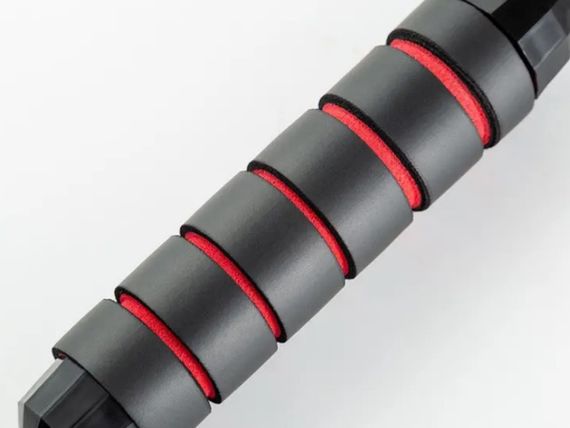 Скакалка швидкісна PowerPlay 4210 Power Weighted Jump Rope Чорна 2,7 м (PP_4210_Black/Red) | Зображення 1