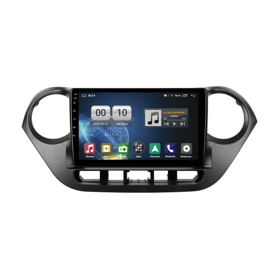 Штатна магнітола серії QIV Q1 під Hyundai i10 2013-2016 Xcent 2014-2017 9 дюймів