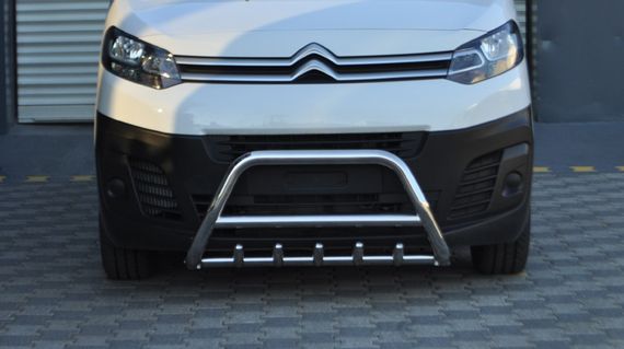 Кенгурятник WT003 (нерж) для Citroen SpaceTourer 2017-2024 гг | Зображення 1