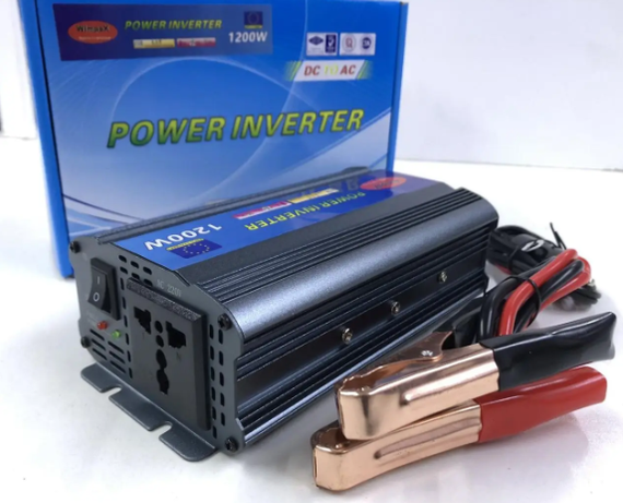 Перетворювач постійного струму Wimpex 1200W інвертор для автомобіля 12В-220В | Зображення 3
