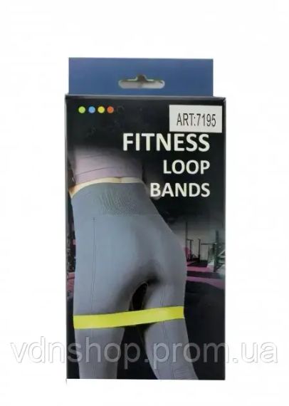 Гумки для фітнесу Loop Bands 5 штук із чохлом у комплекті | Зображення 1