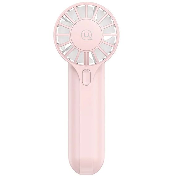 Портативный вентилятор Usams ZB288 Handheld mini fan 1200 mAh Pink