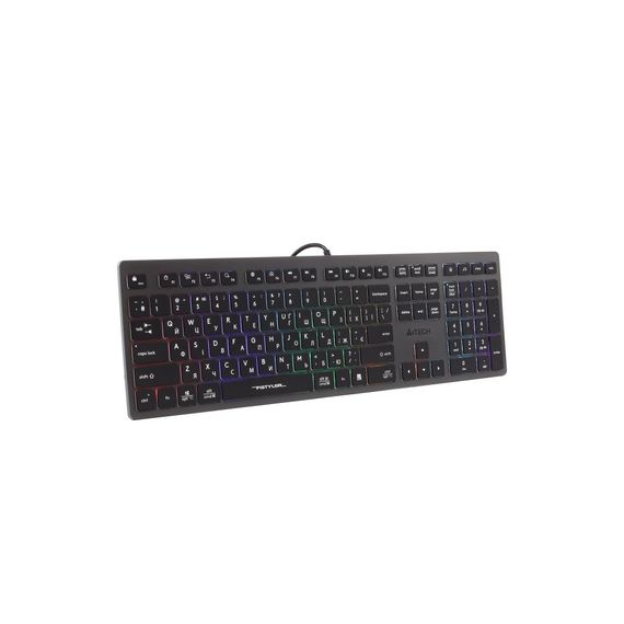 Клавіатура A4Tech FX60H USB Grey Neon backlit (4711421978309) | Зображення 2