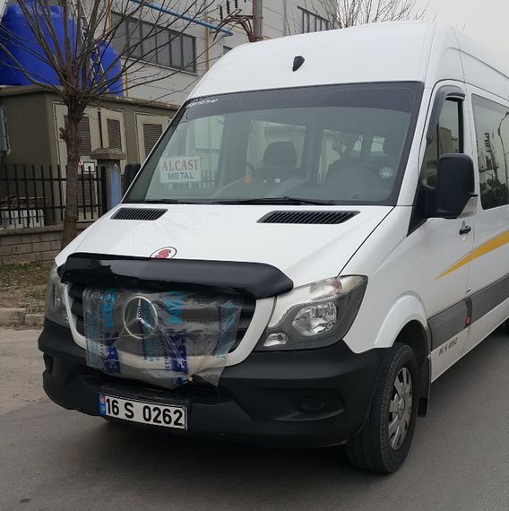 Дефлектор капота 2013-2024 (V2, EuroCap) для Mercedes Sprinter | Зображення 6