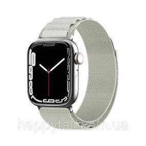 Ремінець для смарт годинників Apple Watch ремінці для фітнес годинників Зелений UR160GR Білий