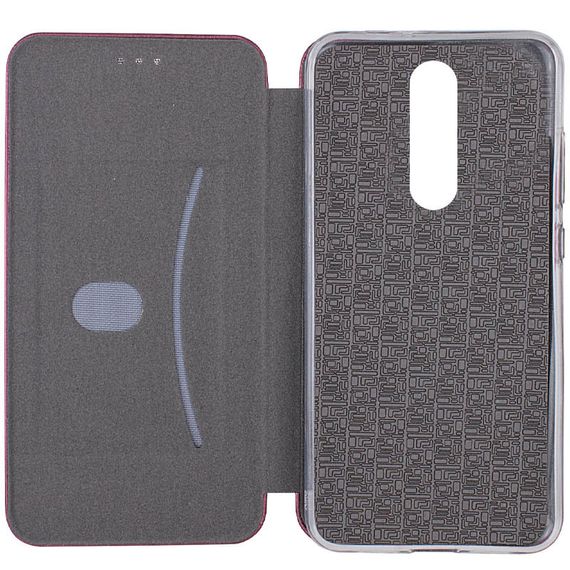 Кожаный чехол-книжка Classy для Xiaomi Redmi 8 Бордовый | Зображення 4
