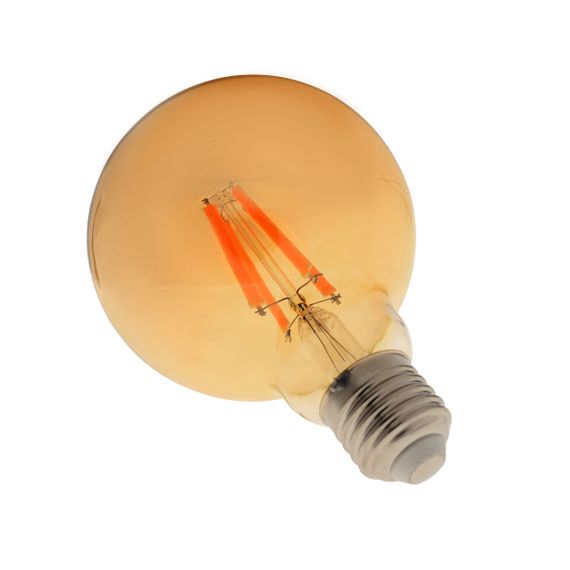 Лампа светодиодная LED 12W E27 COG WW G95 Amber 220V | Зображення 2