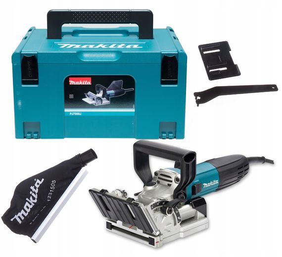Фрезер шпонковый Makita PJ7000J (701 Вт, 100 мм, 11000 мин-1, Makpac)