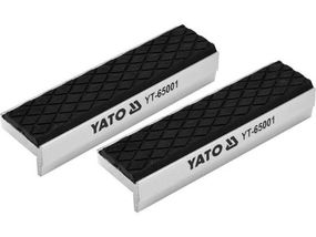 Губки змінні лещат алюмінієві з гумою 100х30х10мм YATO YT-65001