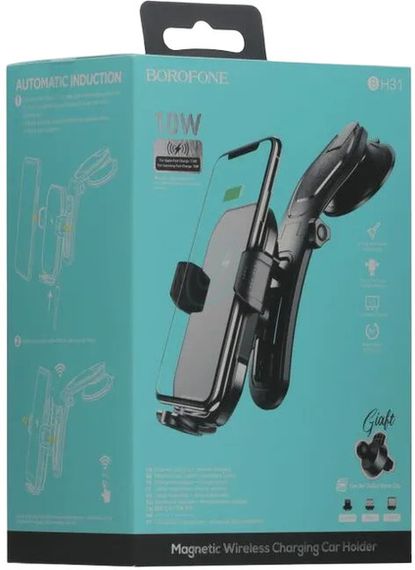 Автотримач з бездротовою зарядкою Borofone BH31 Sabio (37068-01_449) | Зображення 5