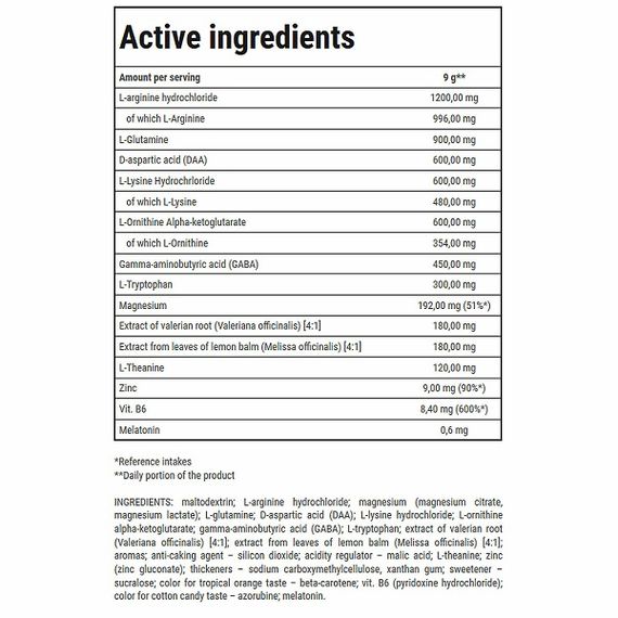 Комплекс для сна Trec Nutrition Sleep-Er 225 g /25 servings/ Tropical Orange | Зображення 1