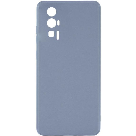 Силиконовый чехол Candy Full Camera для Xiaomi Poco F5 Pro Серый / Smoky Gray