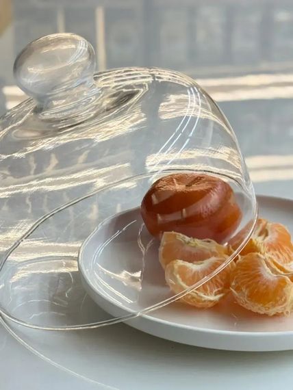 Тортовниця OLens White kitchen 8030-321 20.5х22 см біла | Зображення 8