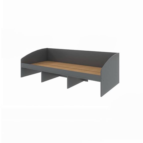 Ліжко односпальне Еверест Комфорт 3 193х84х59 см Графіт (EVR-5729) | Зображення 3