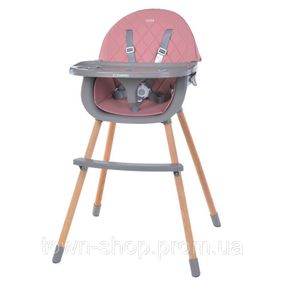 Стульчик для кормления ME 1111 LUMI Pink экокожа