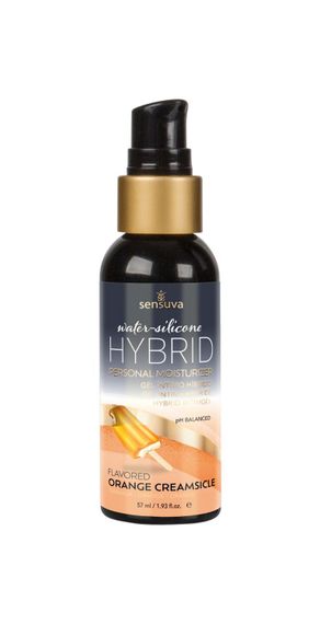 Змазка водно-силіконова Sensuva Hybrid Orange Creamsicle 57мл без цукру, можна для оральних пестощів