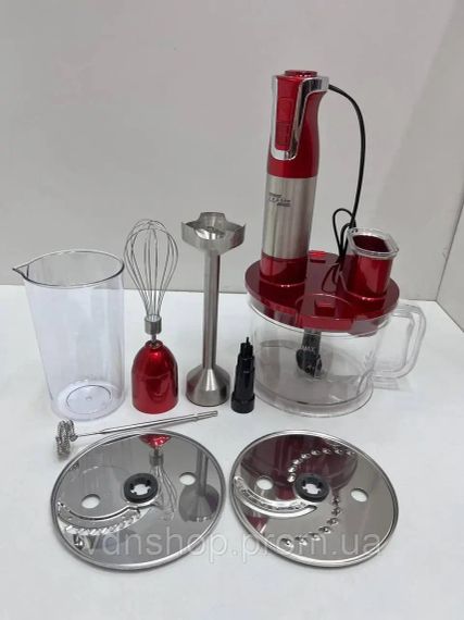 Блендер Zepline ZP-798 1500 Вт 7в1 червоний | Зображення 1