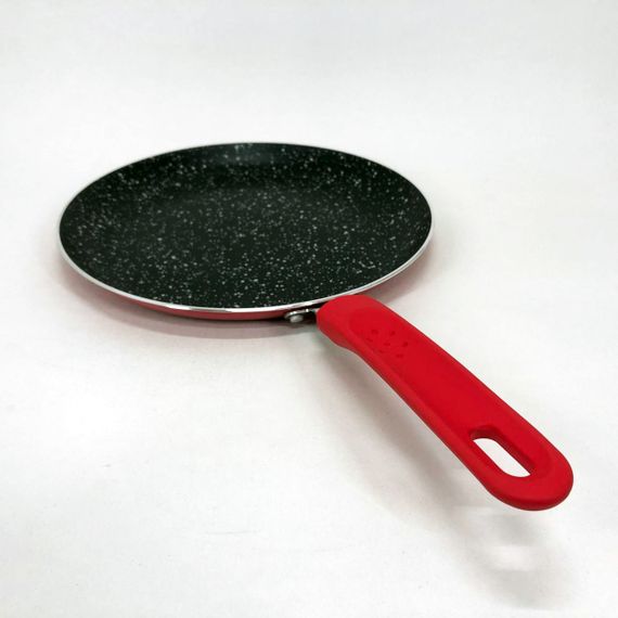 Сковорода млинець 24 см з антипригарним покриттям Con Brio CB-2424 для всіх видів плит. NL-192 Колір: червоний | Зображення 8