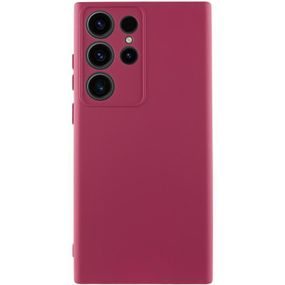 Чехол Silicone Cover Ummi Lakshmi Full Camera (AA) для Samsung Galaxy S26 Ultra Бордовый / Marsala