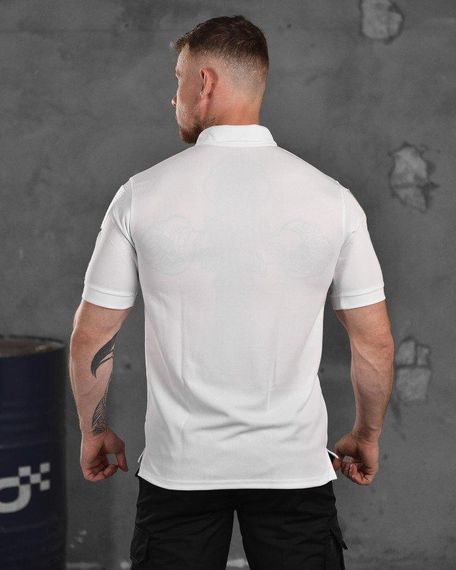 Тактическая футболка polo white | Зображення 7