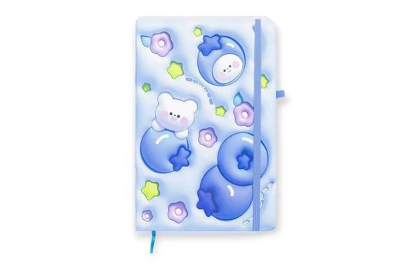 Блокнот на гумці Kiddy sweet А5 761254ML 13.6×20.8 см, 80л.,тверда обкладинка | Зображення 1