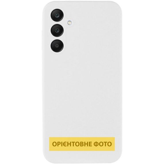 Чехол Silicone Cover Lakshmi Full Camera (AAA) для Xiaomi Redmi 15 (EU) Белый / White