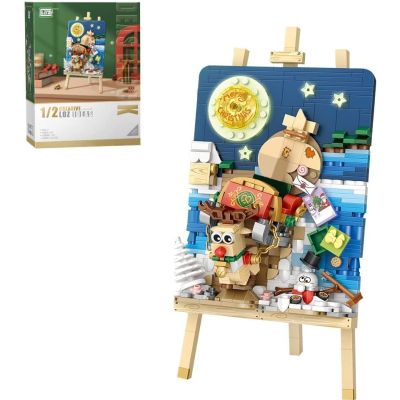 Конструктор LOZ mini Sleigh car без фигурок (1282) | Зображення 3