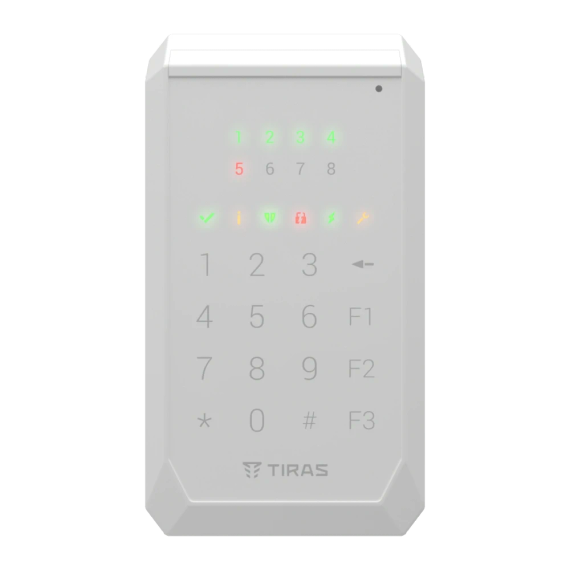 TIras X-Pad Бездротова сенсорна клавіатура Тірас - Управління охороною | Зображення 1