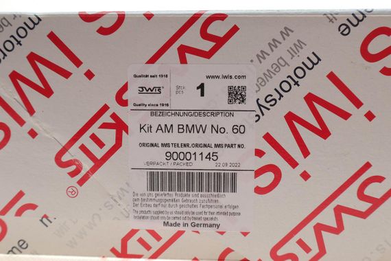 Комплект ланцюга ГРМ BMW 3 E90 E91 E92 E93 F30 F80 F31  N57 D30 05- 72 ланок  симплекс  з покриттям TRITAN®  59833Set | Зображення 1
