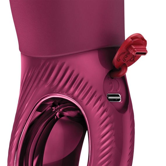 Пульсатор Fun Factory Stronic Deep, Wine Red, 8 режимов работы, перезаряжаемый Sex Aura | Зображення 6
