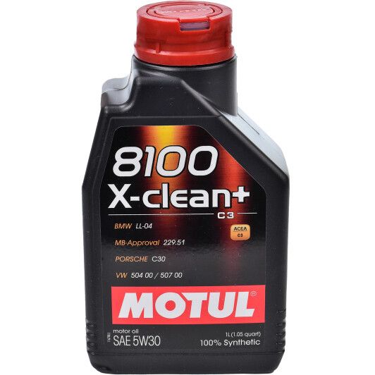 Моторна олива Motul 8100 X-CLEAN+ 5W-30 1л.