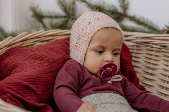 Соска пустушка BIBS Colour Latex кругла Rust 0-6 міс | Зображення 1