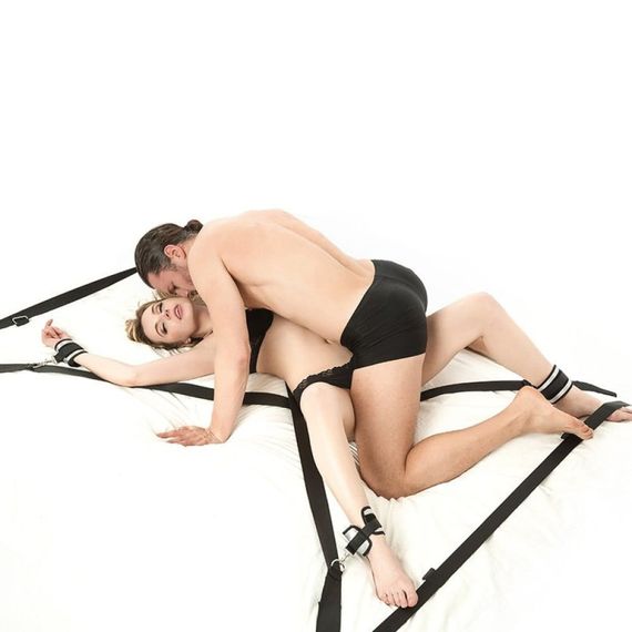 Система фиксации для кровати Roomfun Restraint Kit черная Sex Aura