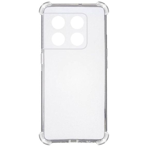 TPU чохол GETMAN Ease logo посилені кути Full Camera для OnePlus 10T Безбарвний (прозорий) | Зображення 4