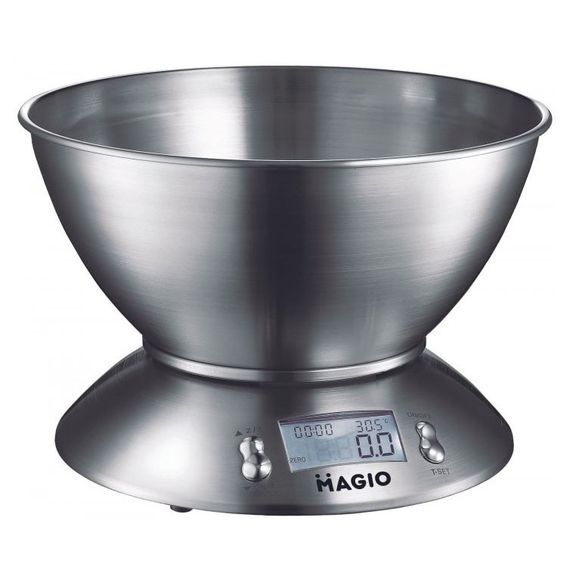 Весы кухонные с мерной чашей MAGIO, Электрические кухонные весы Пищевые для продуктов UJ-97 | Зображення 4